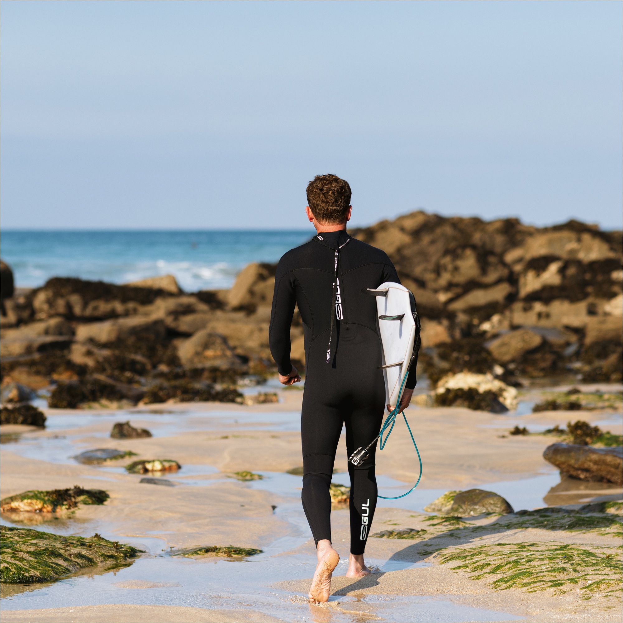 2026 Gul Mens Yulex Flexor 4/3mm Back Zip Wetsuit FX1217 - Black
